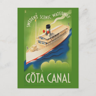 Sweden Vintage Travel postcard Postkarte