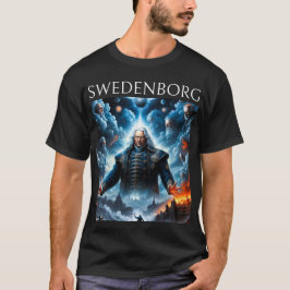Swedenborg Heaven & Hell Black AI Generierte Kunst T-Shirt