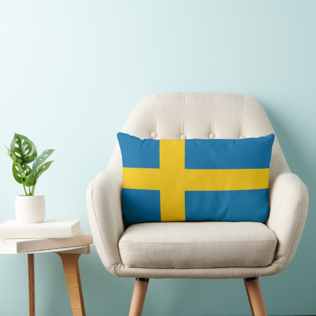Swedish Flag Lendenkissen (Stuhl )
