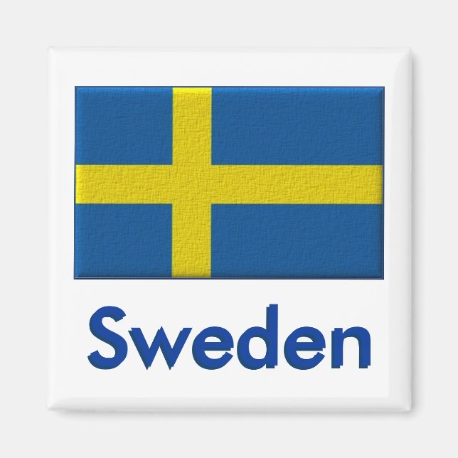 Swedish Flag Magnet (Vorne)