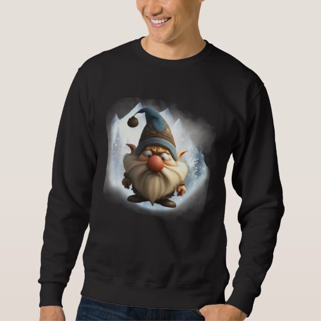Swedish Gnome Snow Winter Gnome s Gnome Christmas  Sweatshirt (Vorderseite)