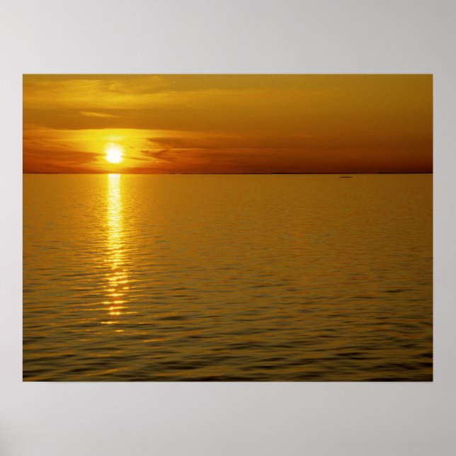 Swedish Islands Sunset. Poster (Vorne)