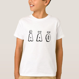 swedish letters ,(å ä ö) T-Shirt