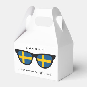 Swedish Shades benutzerdefinierte Text- und Farbfa Geschenkschachtel