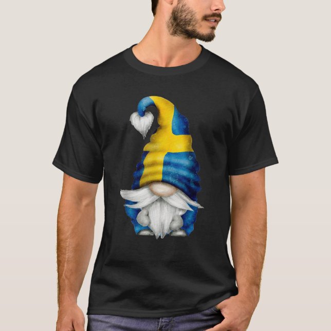 SWEDISH TOMTE CHRISTMAS GNOME  T-Shirt (Vorderseite)