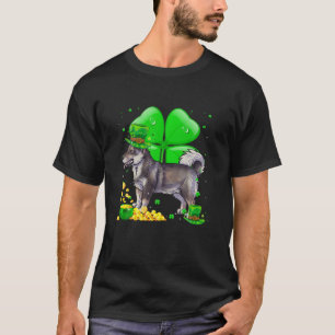 Swedish Vallhund Dog Lucky Charm St. Patrick's Day T-Shirt