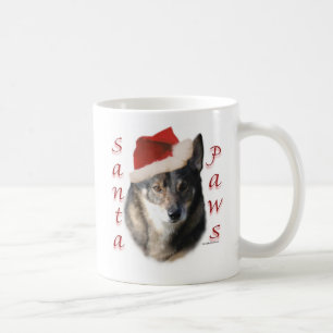 Swedish Vallhund Santa Paws Kaffeetasse