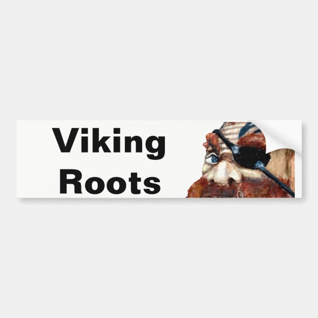 Swedish Viking Roots Autoaufkleber (Vorne)