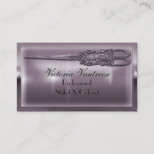 Sweedlepiper Eitelkeit Scissor 3,5" x 2" elegant Visitenkarte