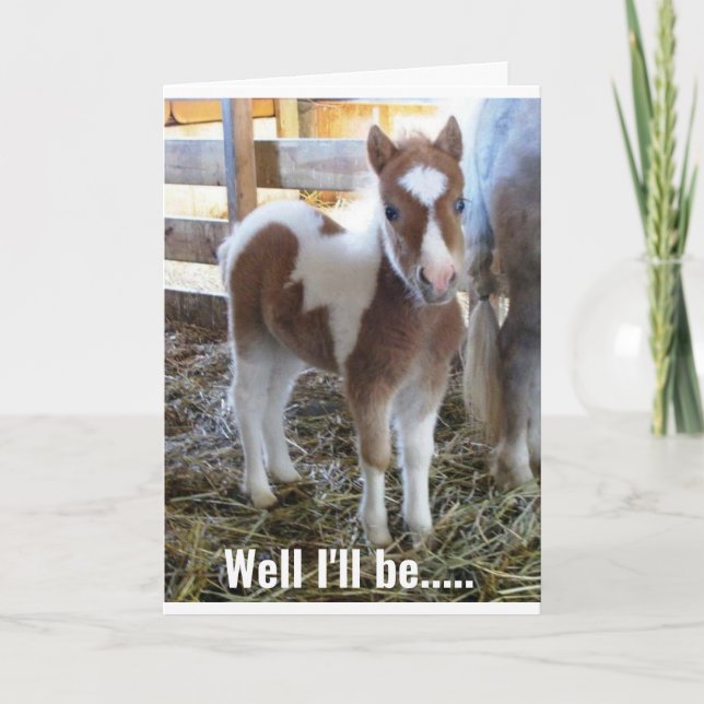 SWEEEEEET DONKEY SAGT GLÜCKLICH 30. GEBURTSTAG! Ka Karte (Vorderseite)