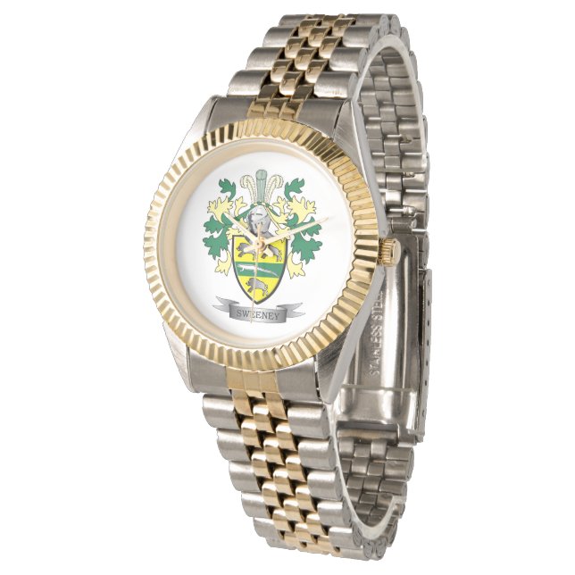 Sweeney-Wappen Armbanduhr (Schrägansicht)
