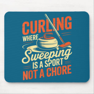 Sweeng ist ein srt Eis Sweeng Rock Stein Schlitter Mousepad