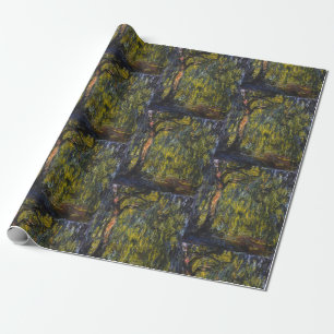 Sweeping Willow von Claude Monet, Klassisches Kuns Geschenkpapier