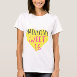 Sweet 16 16. Geburtstag T-Shirt