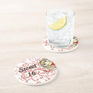 Sweet 16 Anime Girl Dessous de verre