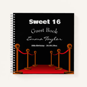 Sweet 16 Anniversaire Hollywood Red & Black Livre 