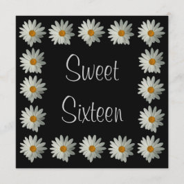 Sweet 16 Birthday Einladungen - Daisy Blume