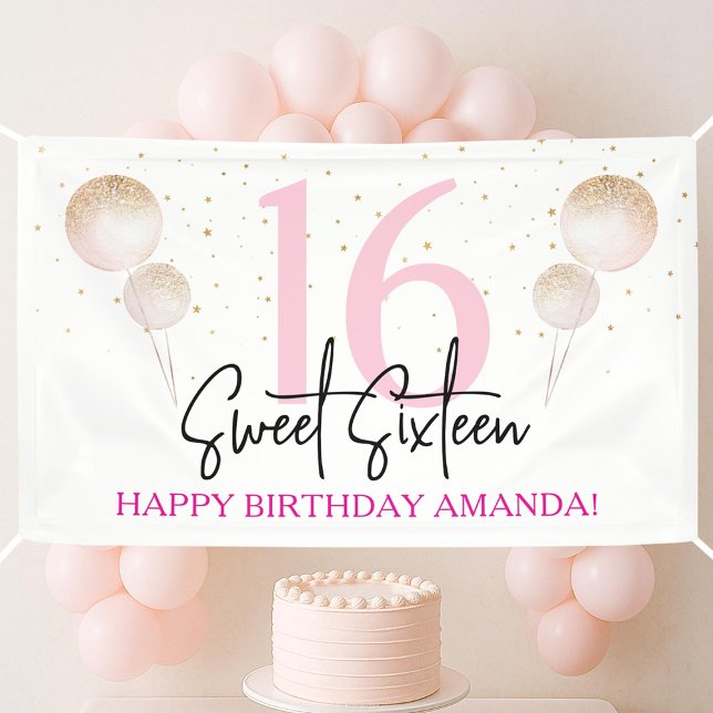 Sweet 16 Birthday Party Banner (Von Creator hochgeladen)