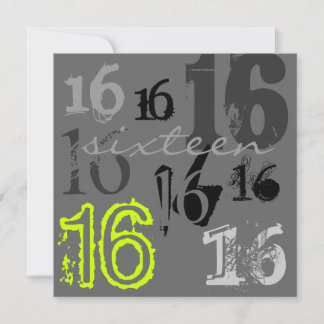 Sweet 16 Birthday Party Einladungen