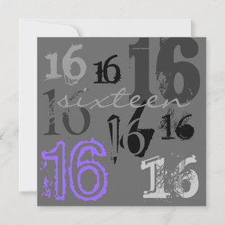 Sweet 16 Birthday Party Einladungen