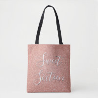 Sweet 16 Birthday Rose Gold Blush Pink Glitzer