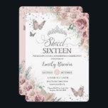 Sweet 16 Boho Blush Dusty Rose Floral Pampas Grass Einladung<br><div class="desc">Personalisieren Sie diese schöne boho Sweet 16 Geburtstagseinladung mit eigener Formulierung einfach und schnell,  einfach auf den Knopf Anpassen,  um den Stil und die Platzierung des Textes weiter zu ordnen und zu formatieren. Passende Artikel im Shop erhältlich! c) Das glückliche Cat Studio</div>