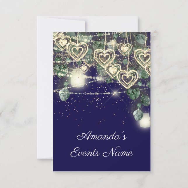 Sweet 16. BRIDAL Rustic Wood Navy Mint Burgundy Einladung (Rückseite)