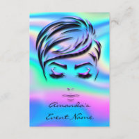 Sweet 16. Bridal Show Holograph Unicorn Pink Face