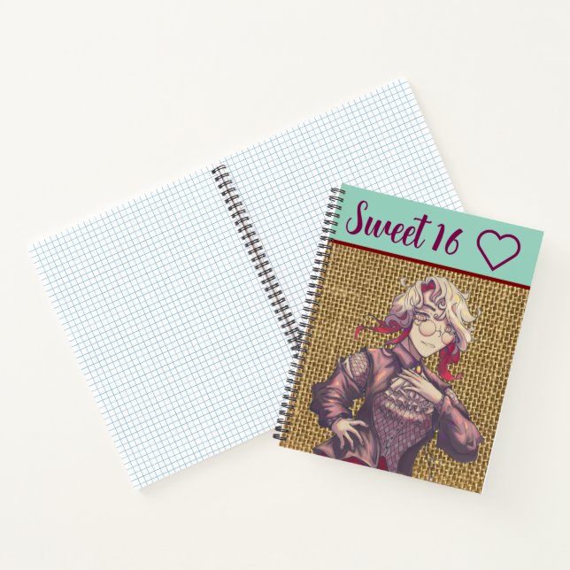 Sweet 16 Citrine anime Notizbuch (Innenseite)