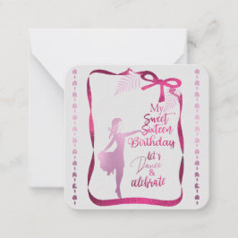 Sweet 16. Einladung