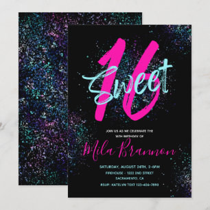 Sweet 16 Einladung   Einladung zum 16. Geburtstag