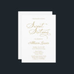 Sweet 16 Einladung Elegant Gold Kalligraphie<br><div class="desc">Elegante Goldkalligraphie 16 . Geburtstag Geburtstagsparty Einladungen. Einfach mit Ihren Daten personalisieren. Bitte kontaktieren Sie mich per Chat, wenn Sie Fragen zum Kunstwerk haben oder eine Anpassung benötigen. Karo der Auflistung für weitere Elemente. BITTE BEACHTEN SIE: Für Unterstützung bei Bestellungen, Versand, Produktinformationen usw. wenden Sie sich direkt an den Zazzle...</div>