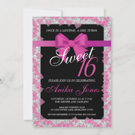 Sweet 16 Geburtstagseinladung Einladung