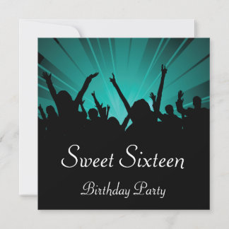 Sweet 16 Geburtstagsparty Einladung