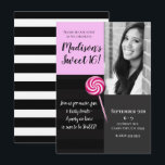 Sweet 16 Lollipop Candy Land Foto Sweet 16 Einladung<br><div class="desc">Kann für jeden Anlass verwendet werden.</div>