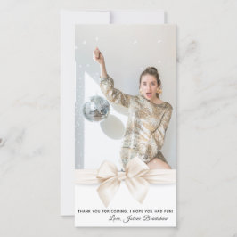 Sweet 16 Luxury Rose Gold Balloons Foto Dankeskarte