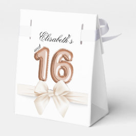 Sweet 16 Luxury Rose Gold Balloons Geburtstag Geschenkschachtel