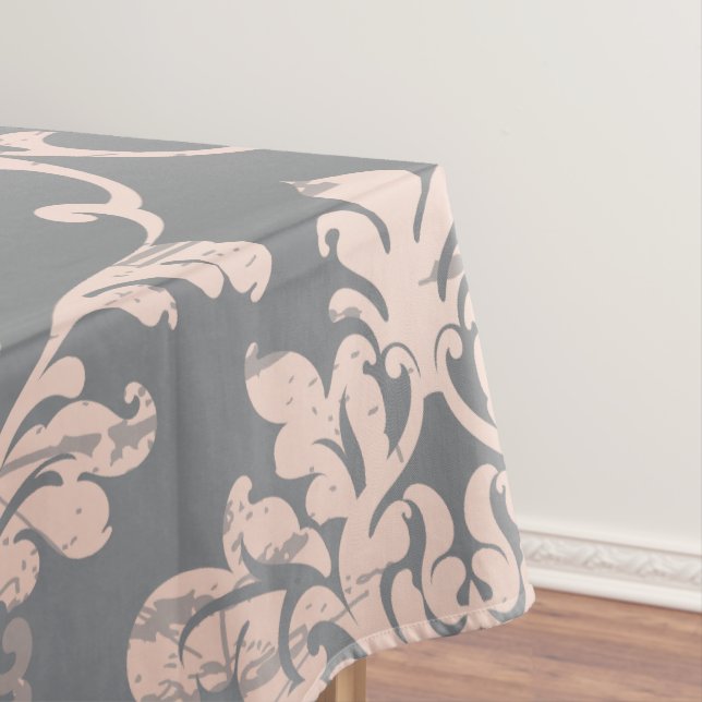Sweet 16 Luxury Rose Gold Damask Tischdecke (Beispiel)
