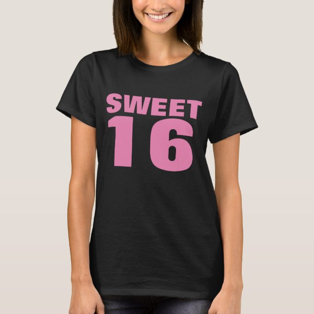 SWEET 16 MÄDCHEN T - SHIRT T-SHIRTS (Vorderseite)