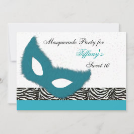 Sweet 16 Masquerade Party Einladung