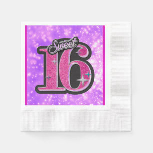 Sweet 16 Napkins Serviette