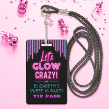 Sweet 16 Neon Glow Geburtstagsparty