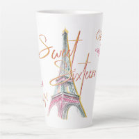 Sweet 16 Ooh La Paris Eiffelturm Personalisiert
