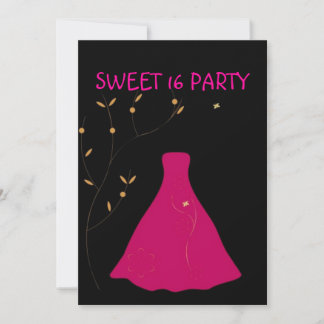 Sweet 16 Party Einladung