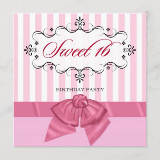 Sweet 16 - Personalisierte Einladungen zur Geburts
