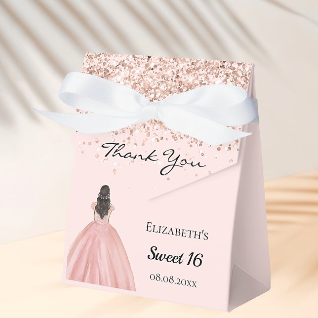 Sweet 16 Rose Gold Prinzessin Kleid Geschenkschachtel (Von Creator hochgeladen)