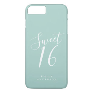 Sweet 16 Script Sky Blue 16. Geburtstag Case-Mate iPhone Hülle