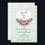 Sweet 16 Script Typ Mondlicht Kaktus & Aqua Wood Einladung<br><div class="desc">Eine schöne Aqua verwitterte Holz süße 16 Geburtstagsparty Einladung mit schönen Mondlicht Kakteen Blüten und einer modernen trendigen Schrift. Personalisieren Sie Ihre Party-Informationen. Feiern wir auf der anderen Seite. Sie können dies behalten oder löschen.</div>