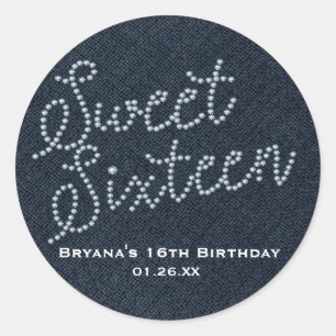 Sweet 16 Seize Sticker Diamond & Diamonds