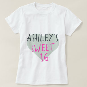 Sweet 16 T-shirt 16e anniversaire
